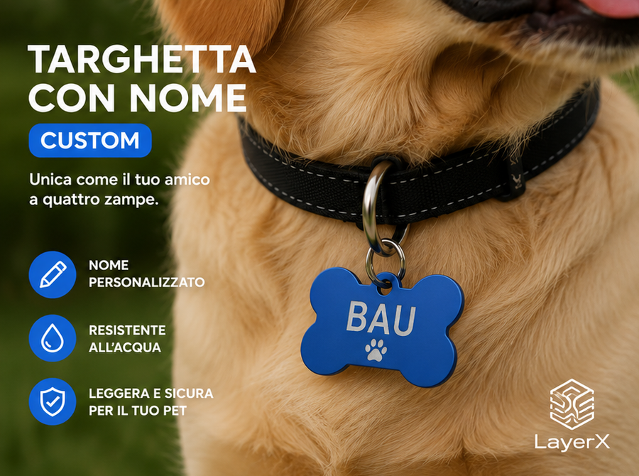 Targhetta Nome Custom